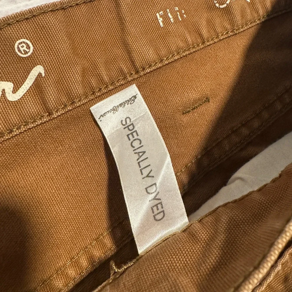 Eddie Bauer Straight Fit Khaki Pants 100% Cotton Men's Size 40x30‎ (Fits 39x27)